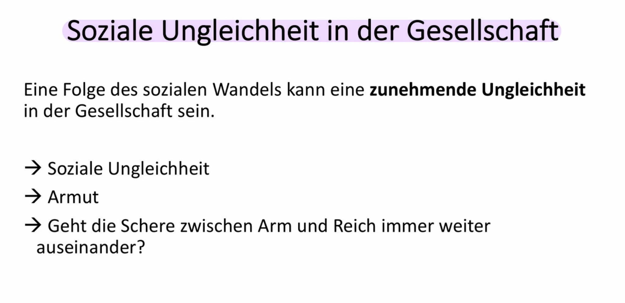 Sozialstaat
Abitur ✓ Gerechtigkeitsbegriff/ Soziale Gerechtigkeit
No
✓ • Wertewandel
✓
●
Armut
●
Demographischer Wandel
Modelle Sozialstrukt