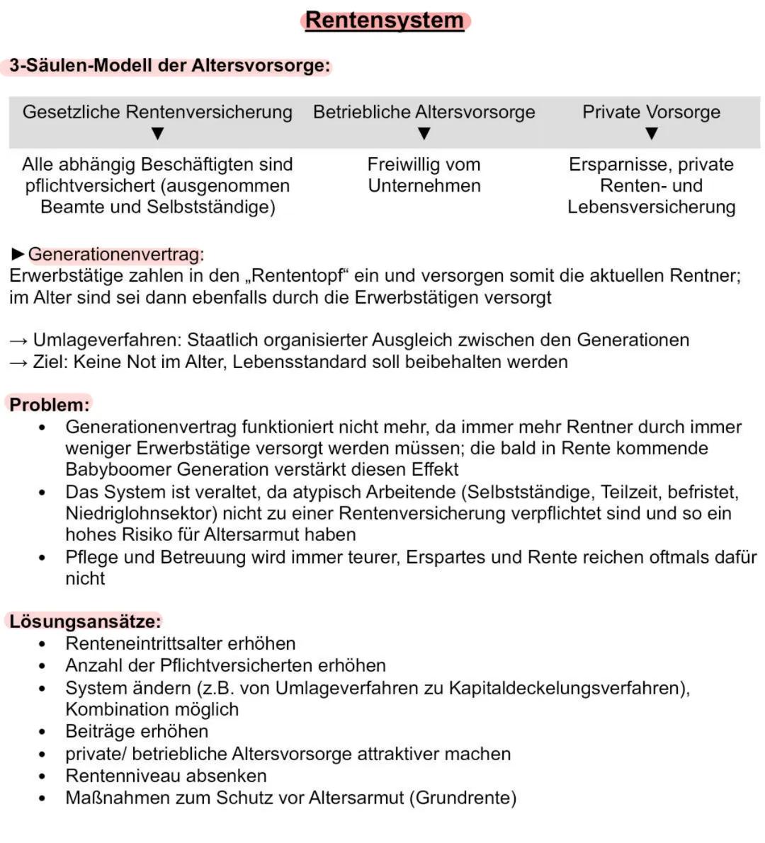 Sozialstaat
Abitur ✓ Gerechtigkeitsbegriff/ Soziale Gerechtigkeit
No
✓ • Wertewandel
✓
●
Armut
●
Demographischer Wandel
Modelle Sozialstrukt