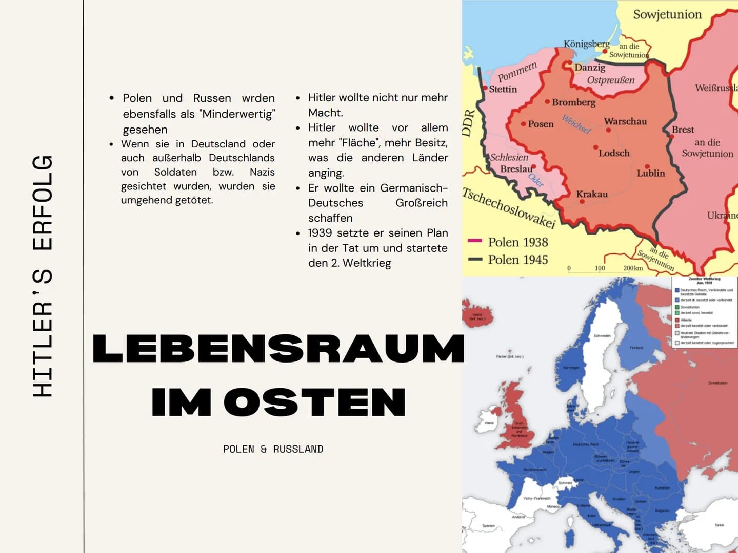ZENTRA
0
MELISA BRAKU
NS-
IDEOLOGIE
HITLER'S WEG ZUM ERFOLG
A-274017 INHALTSVER
ZEICHNIS
Die Rassenlehre
• Der Lebensraum im Osten
Das Führe