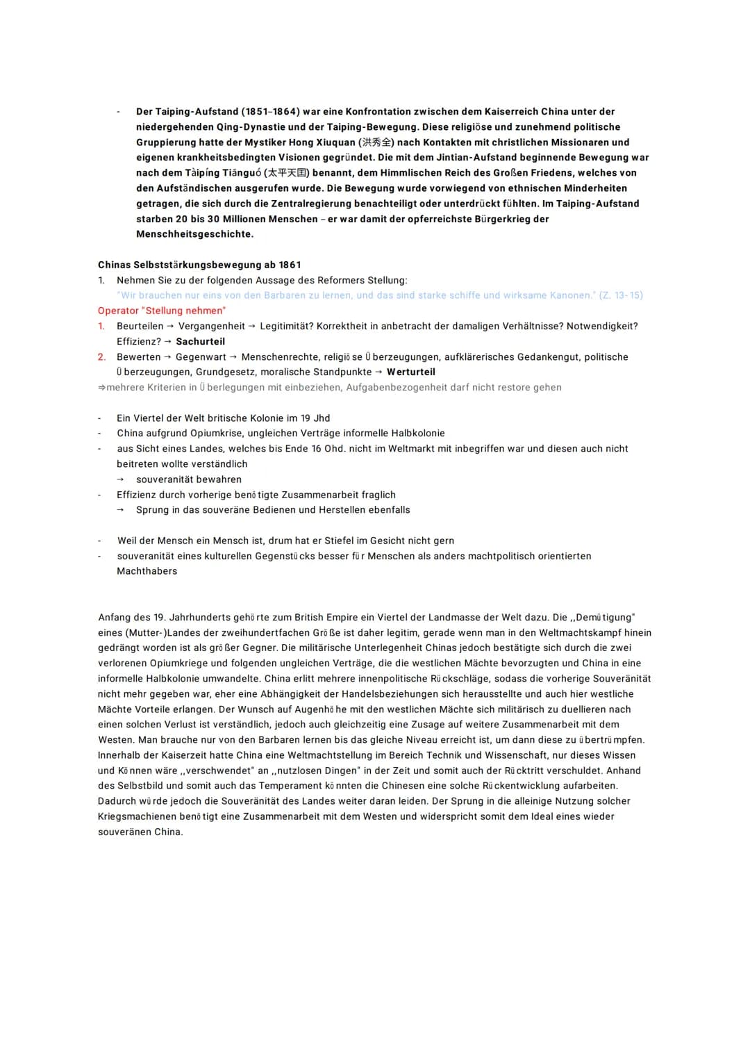 Die Epochen der chinesischen Geschichte
Altertum (2698-221 v. Chr.)
drei große, einflussreiche Dynastien (Xia, Shang,
Zhou)
stammesähnliche 