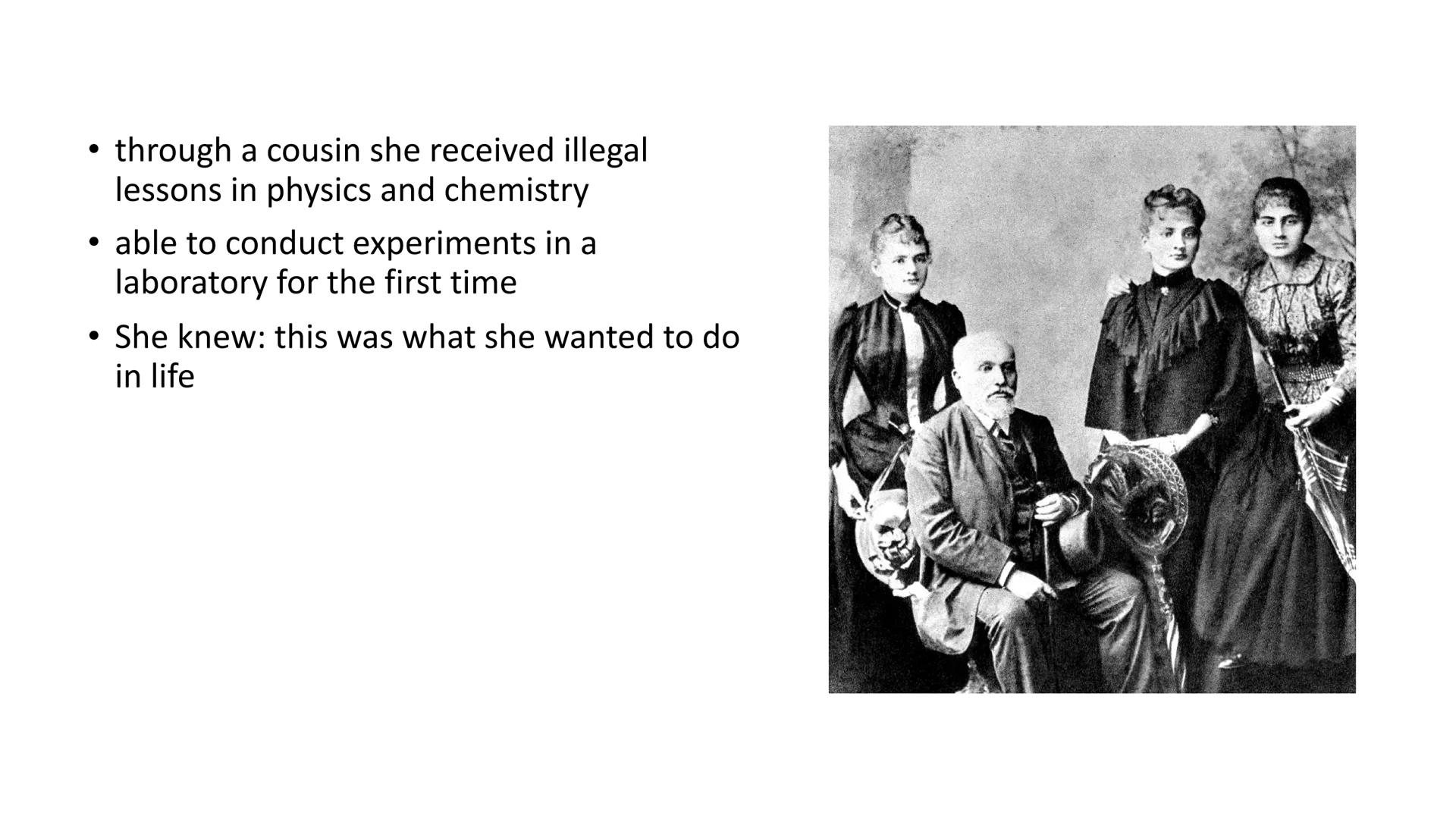 Marie Curie She was a Polish physicist and chemist who
lived in France. She examined the radiation
from uranium compounds observed by Henri
