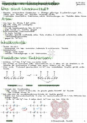 Know Tenside in Waschmitteln, Funktion von Zusatzstoffen, Inhaltsstoffe, Petrochemie, Zeolithe... thumbnail