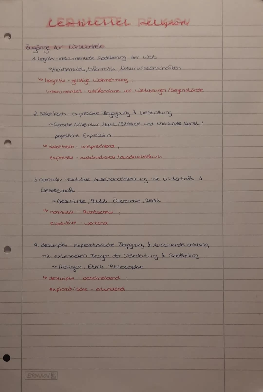 Cernielel religion
Zugänge aur Wrckichheit.
1. Lognbv-instrumentelle Modellierung der Well
→Mathemabili, Informativ, Naturwissenschaften
> L
