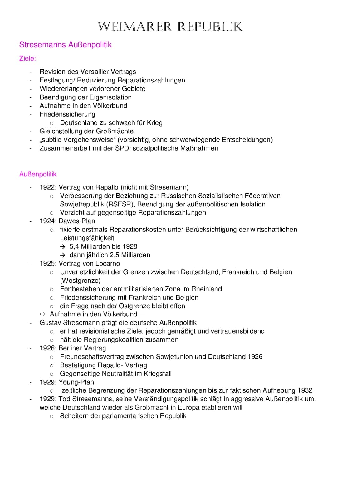 Weimarer Republik 