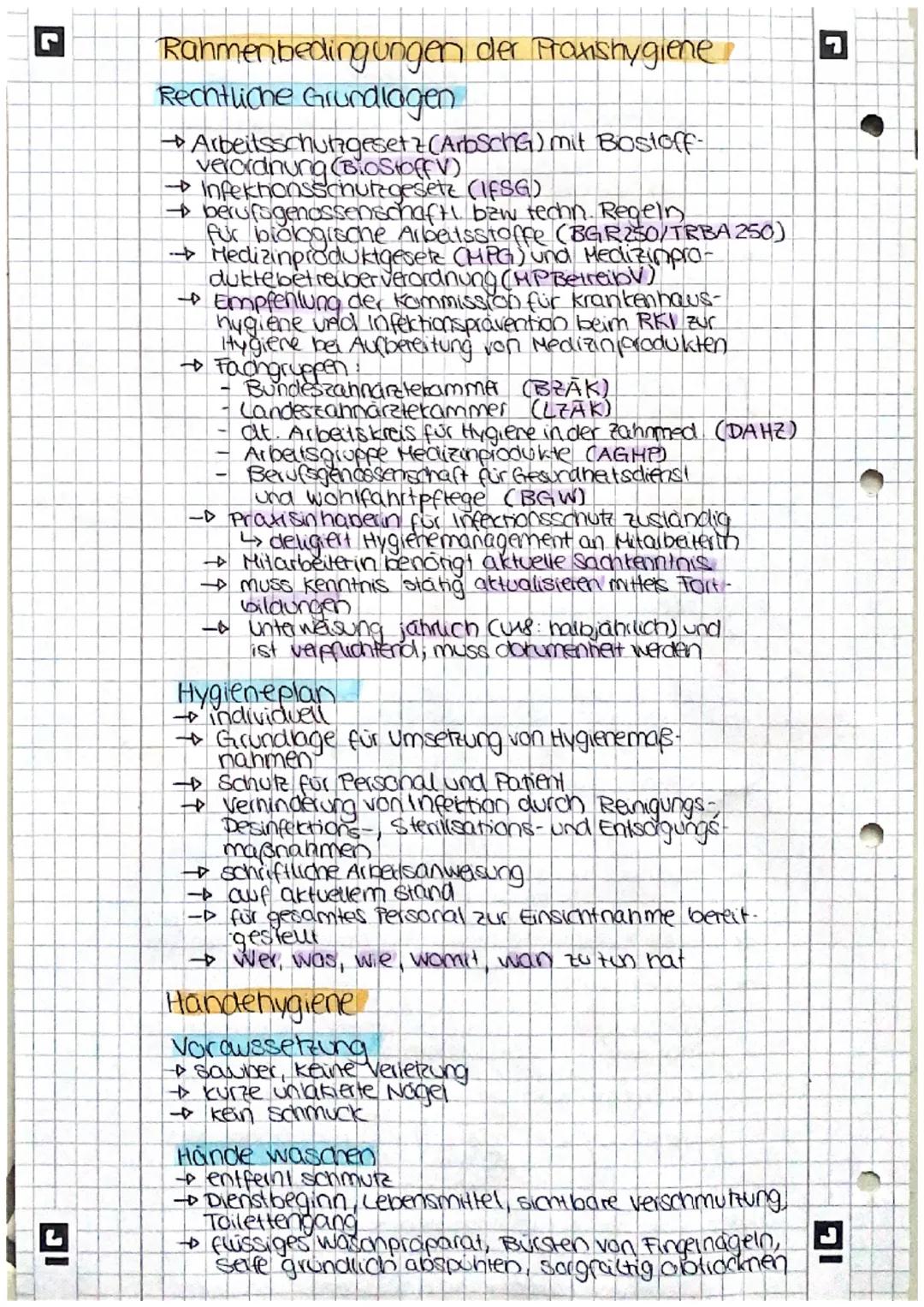 r
ID
LJ
Hygiene = Lehre von verhütung von krank-
heiten
Praxishygiene organisieren
3
Maßnahmen zur Erhaltung +
Forderung der Gesundheit
Mikr