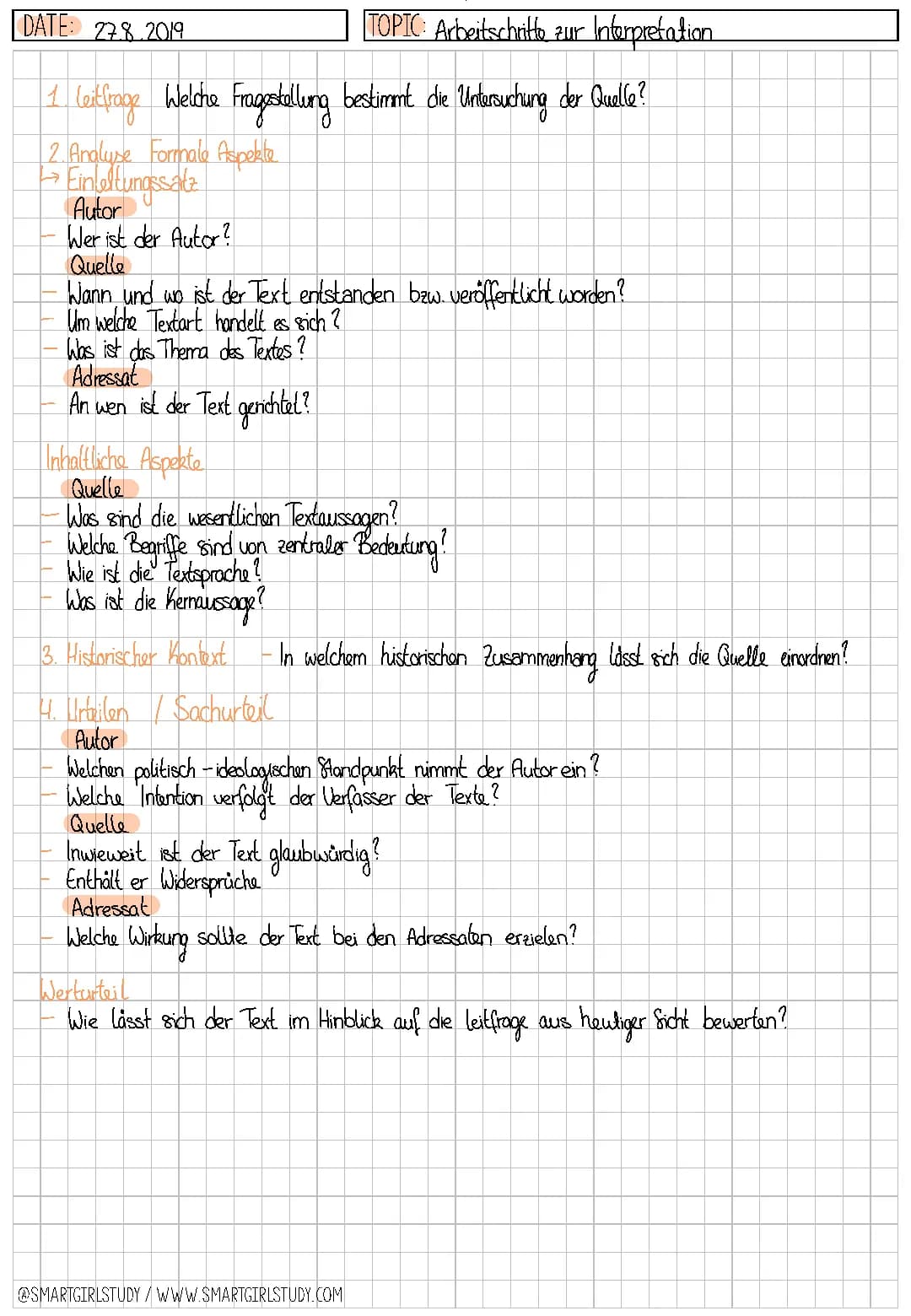 Wie schreibt man eine Interpretation?