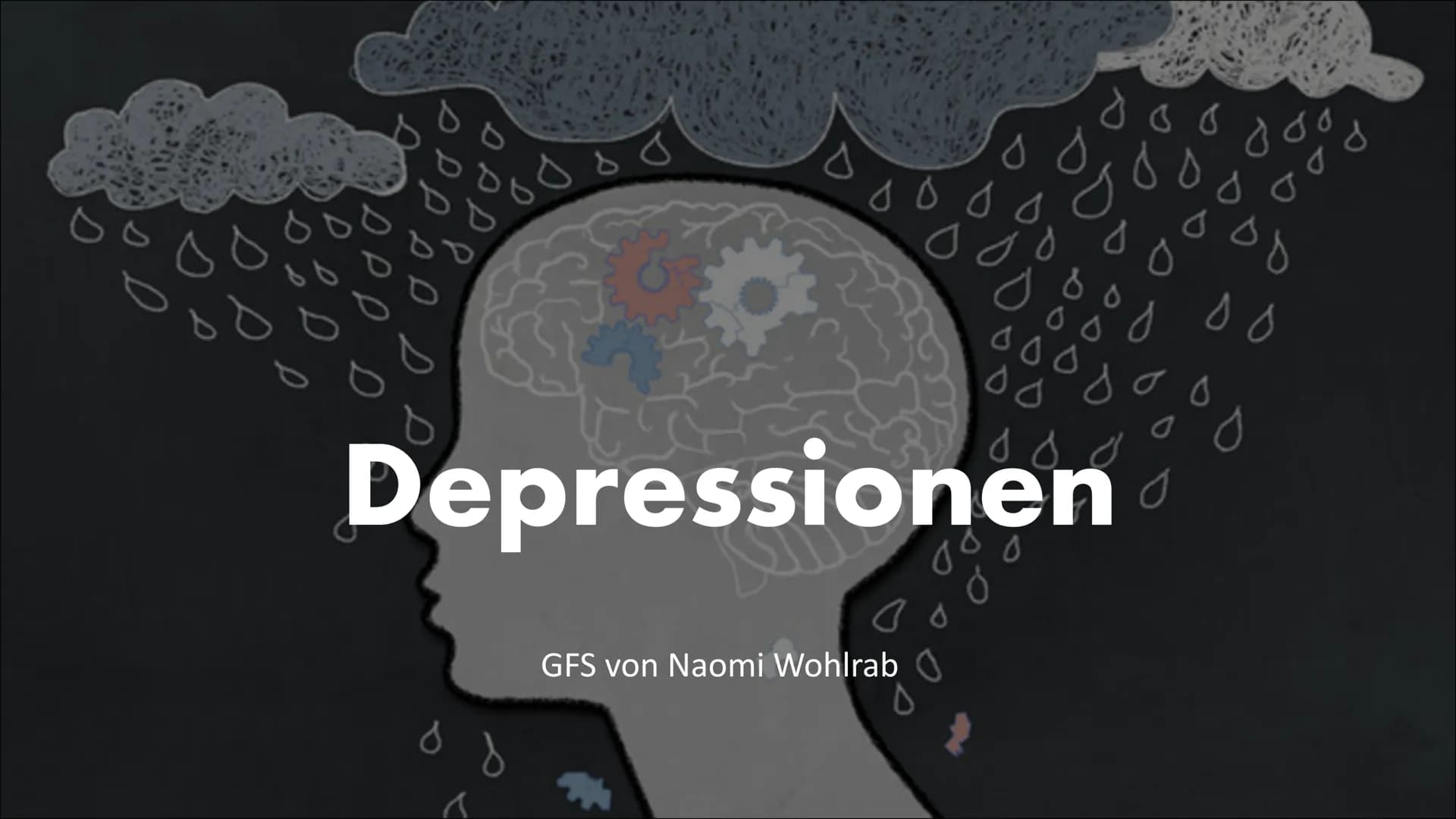 ۵۵
ه ها
об
A
ооо
8
a
GFS von Naomi Wohlrab
۵۵۵
d
Depressionen
6
ds
s
soo
۵۵۰
۵۵
so
od Gliederung
●
●
●
●
●
●
●
Definition
Entstehung
Häufigk