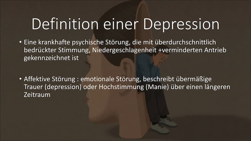 ۵۵
ه ها
об
A
ооо
8
a
GFS von Naomi Wohlrab
۵۵۵
d
Depressionen
6
ds
s
soo
۵۵۰
۵۵
so
od Gliederung
●
●
●
●
●
●
●
Definition
Entstehung
Häufigk