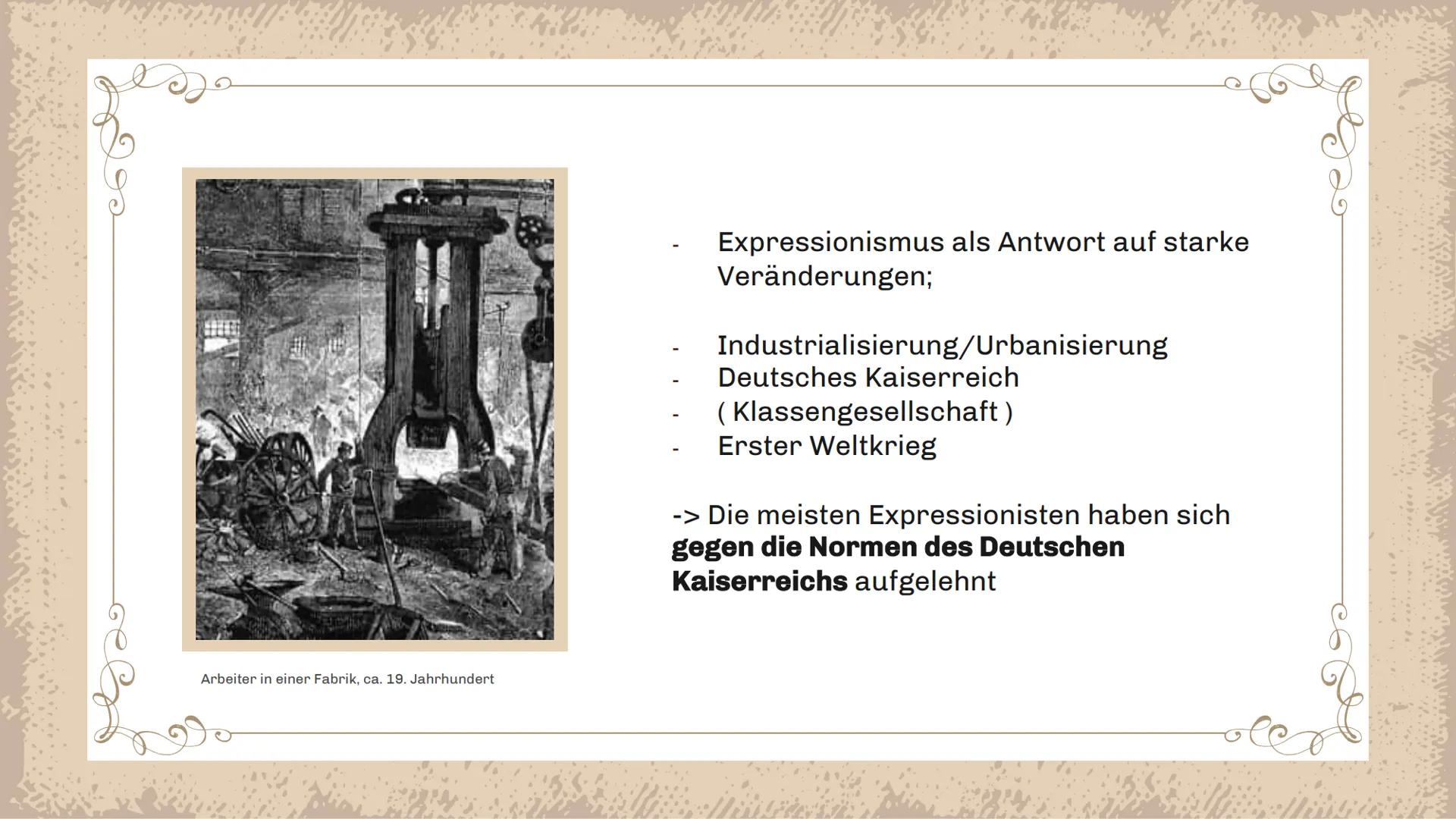 Literaturepoche
Expressionismus
elline
Anita Malfatti - The Yellow Man (1917)
ANSVA 01
Definition
Was ist
Expressionismus?
03
Kunst
Ein paar