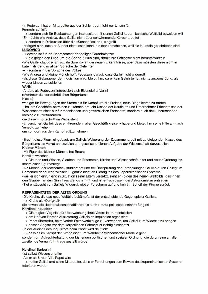 LEKTÜREN ABI: LEBEN DES GALILEI
EINSTIEG
-Es entstanden drei Fassungen, in denen er vor allem seine Sichtweise der Figur entscheidend geände