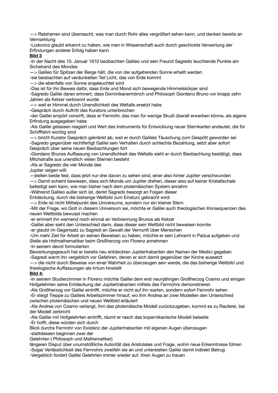 LEKTÜREN ABI: LEBEN DES GALILEI
EINSTIEG
-Es entstanden drei Fassungen, in denen er vor allem seine Sichtweise der Figur entscheidend geände