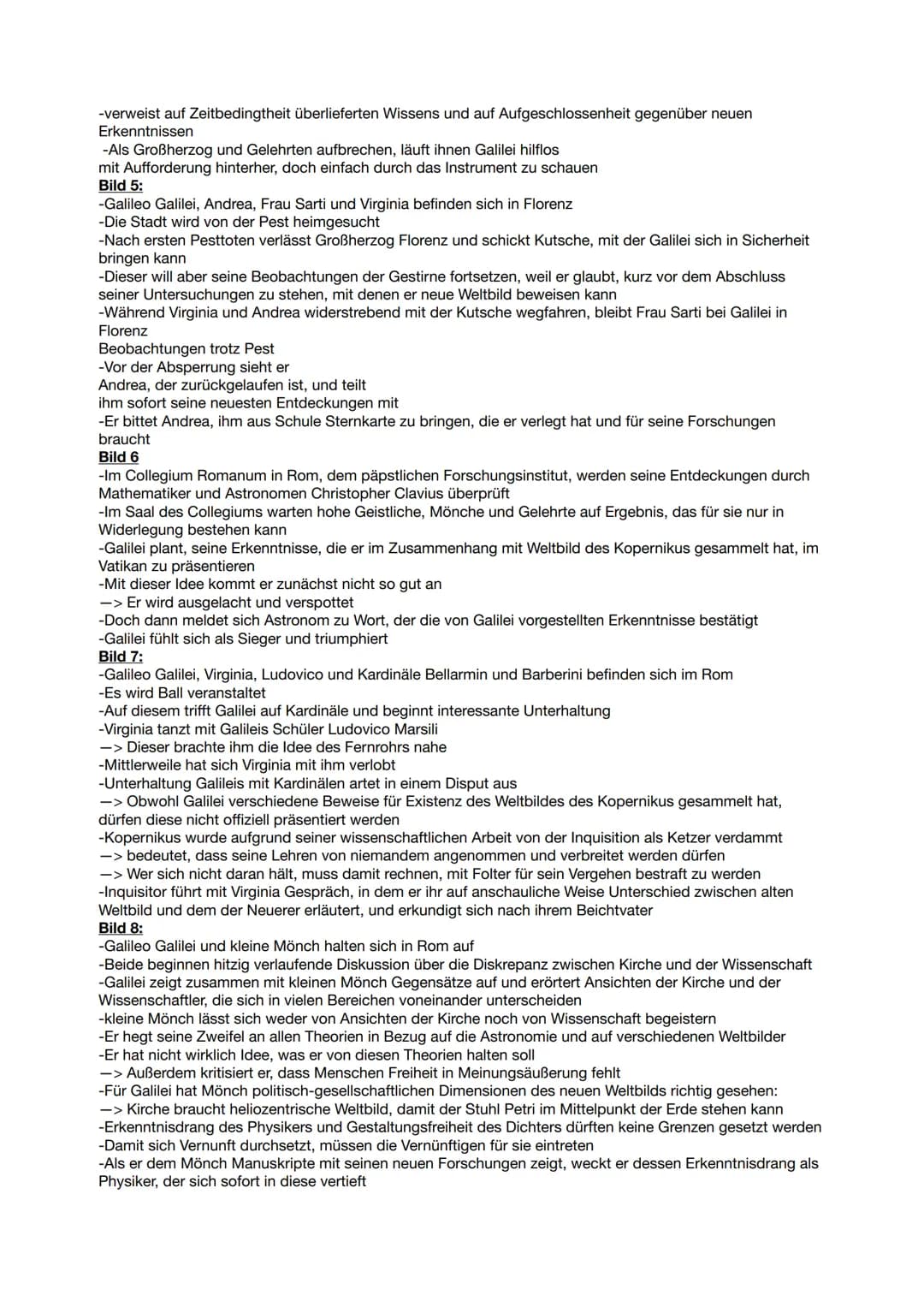 LEKTÜREN ABI: LEBEN DES GALILEI
EINSTIEG
-Es entstanden drei Fassungen, in denen er vor allem seine Sichtweise der Figur entscheidend geände