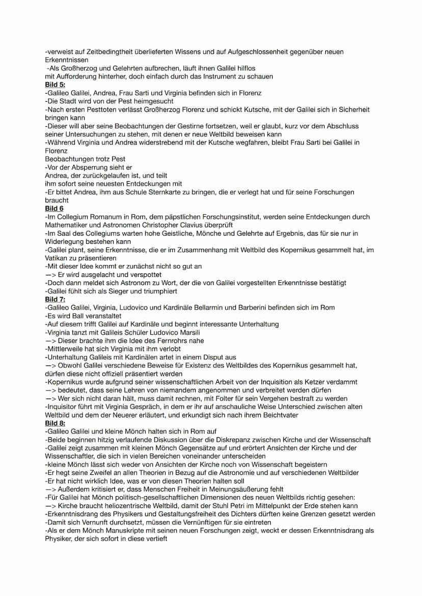 LEKTÜREN ABI: LEBEN DES GALILEI
EINSTIEG
-Es entstanden drei Fassungen, in denen er vor allem seine Sichtweise der Figur entscheidend geände