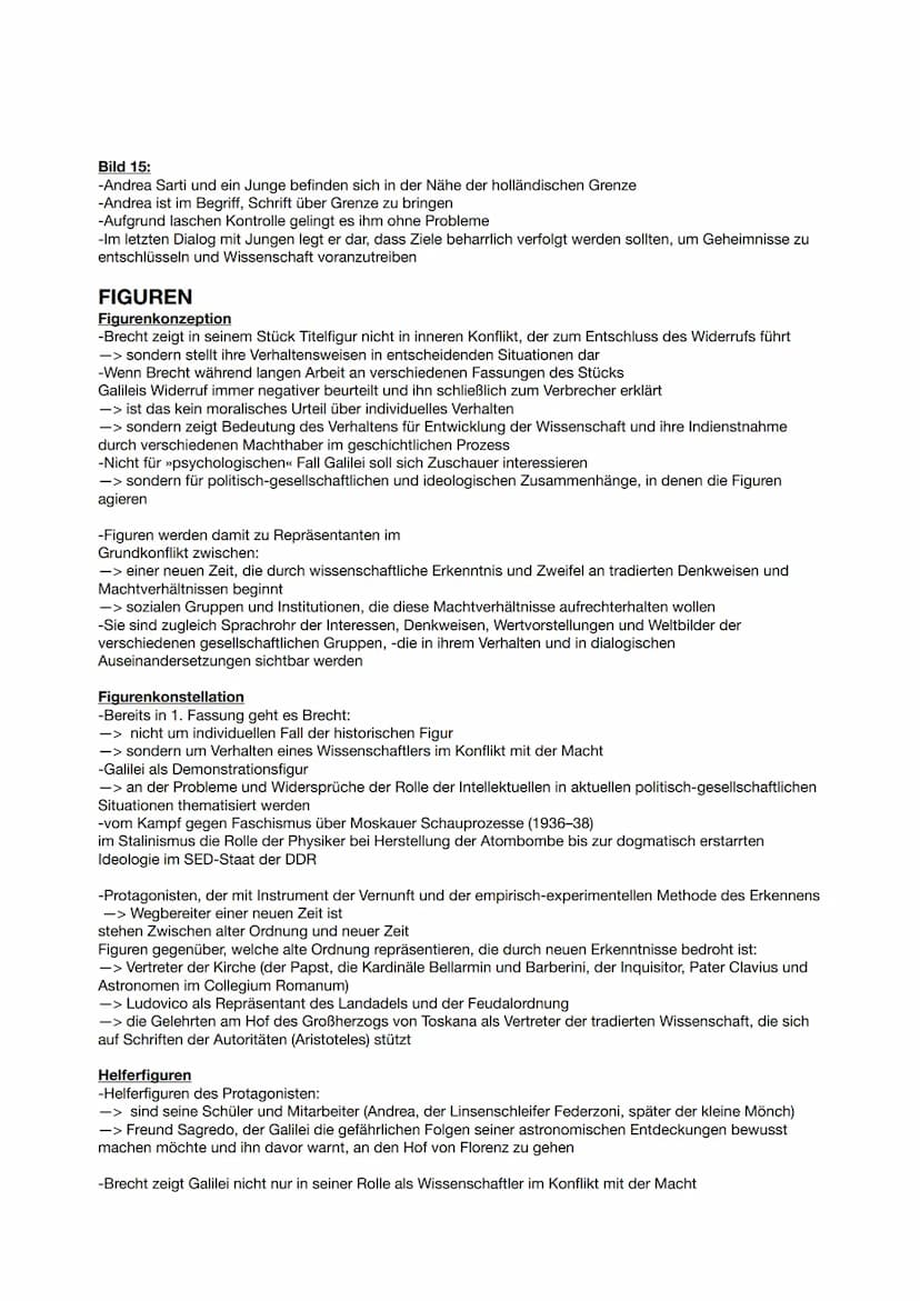 LEKTÜREN ABI: LEBEN DES GALILEI
EINSTIEG
-Es entstanden drei Fassungen, in denen er vor allem seine Sichtweise der Figur entscheidend geände