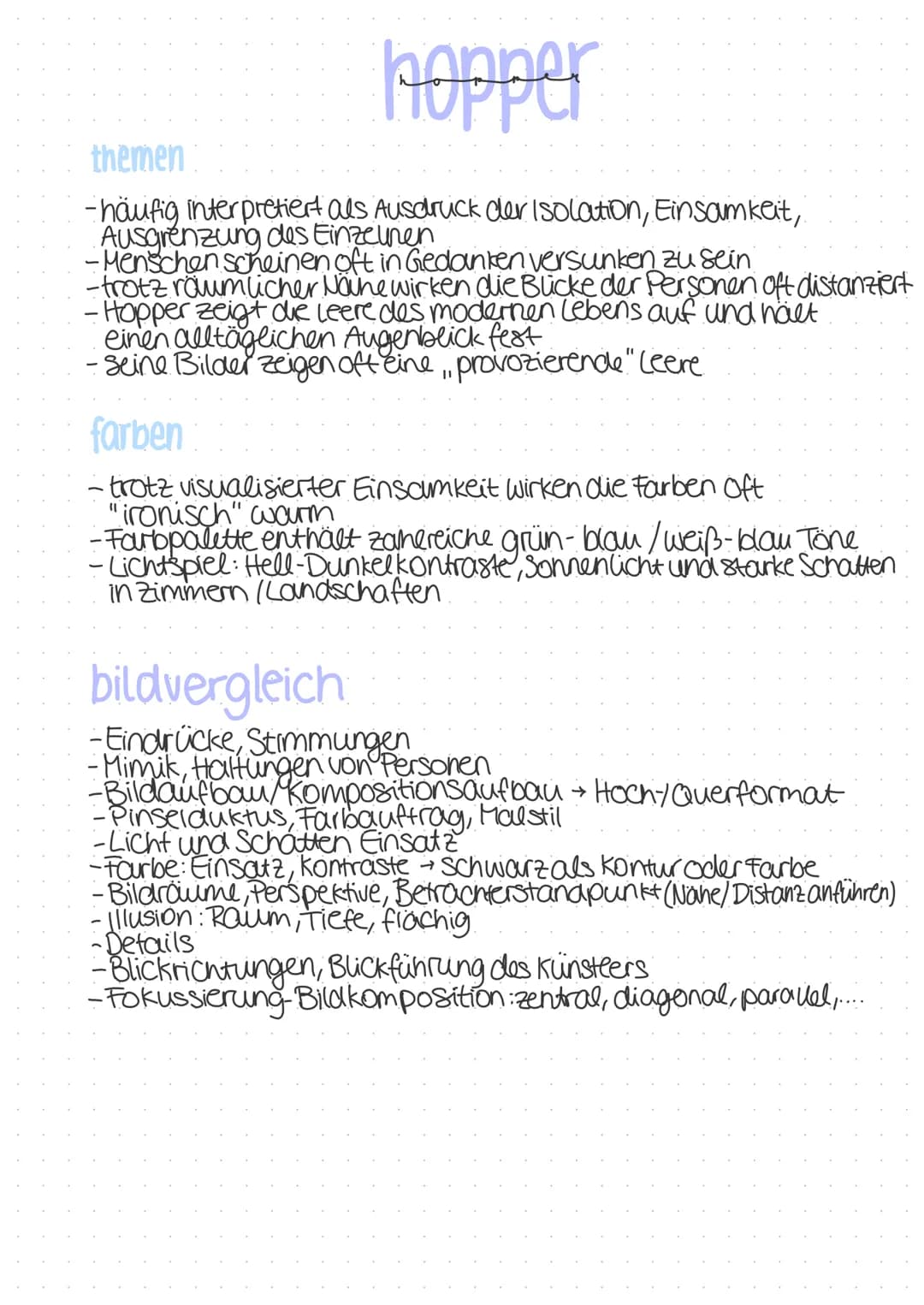bildanalyse
Bildanalyse
Einleitung
- Künstler, Art (auf Leinwand,...), Erscheinungsjahr, Maße / Format
erster Eindruck.
- was sehe/denke/füh