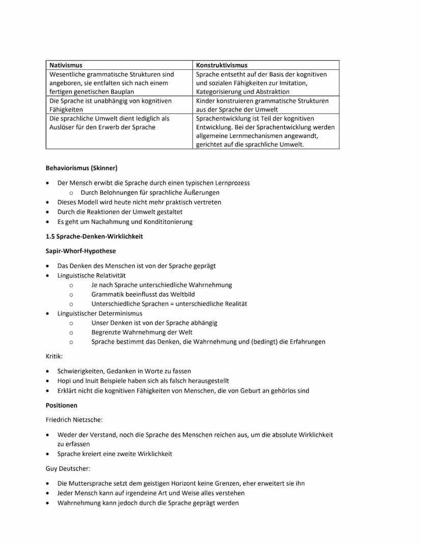 1. Sprache
1.1 Vor- und Nachteile von Dialekten
Standardsprache
●
●
●
●
Mundart
●
Älteste Form
Aussprache und Wortschatz ändern sich von Dia