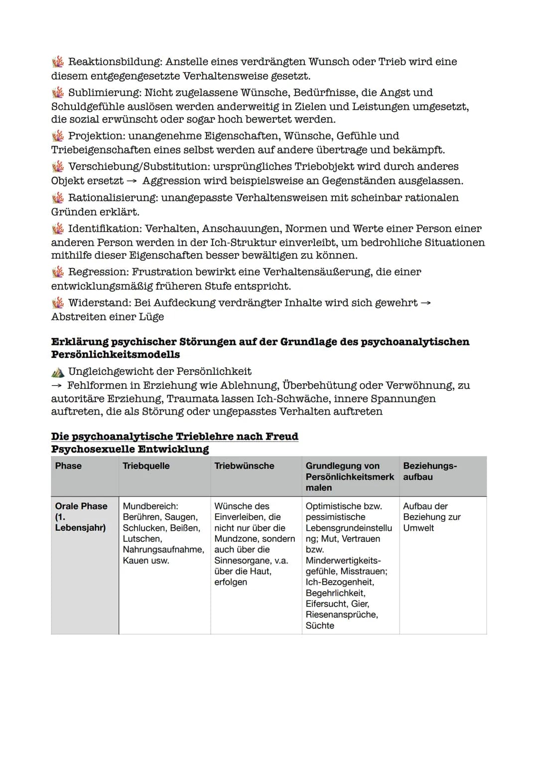 LPE 7: Richtungen der Psychologie 1
Das psychoanalytische Instanzenmodell
Schichtenmodell
verschiedene Ebenen:
Das Unbewusste umfasst alle s