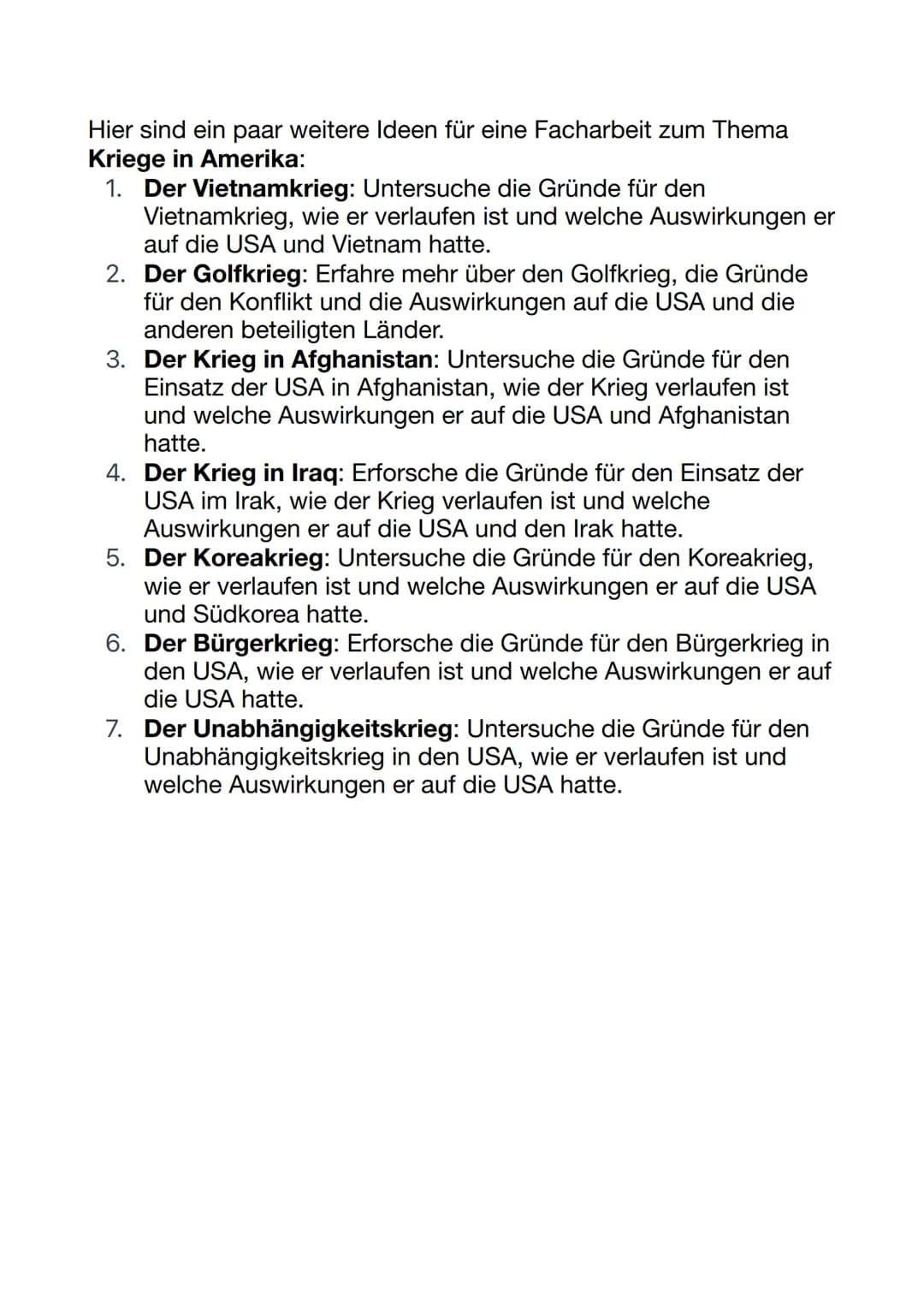 Englisch: Facharbeit Themen
Hier sind ein paar Ideen für eine Facharbeit zum Thema Amerika:
1. Der Einfluss der Medien auf die politische
La