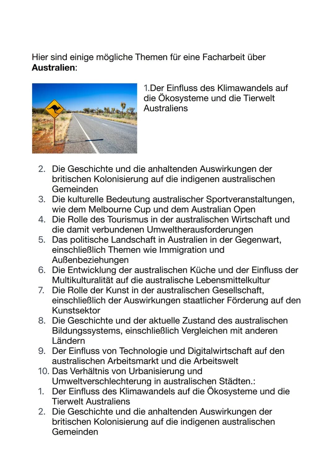 Englisch: Facharbeit Themen
Hier sind ein paar Ideen für eine Facharbeit zum Thema Amerika:
1. Der Einfluss der Medien auf die politische
La