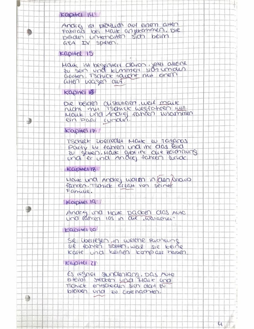 C
T
дву
Boffs
Tschick
WWW
8 8 8 8 8 8
Lesetagebuch
Zoe Kretschmar
8B texetagebrick
Kapitel
Seiten 1
Ort:
Zeit
Charakter
Handlung
Titel
Autor