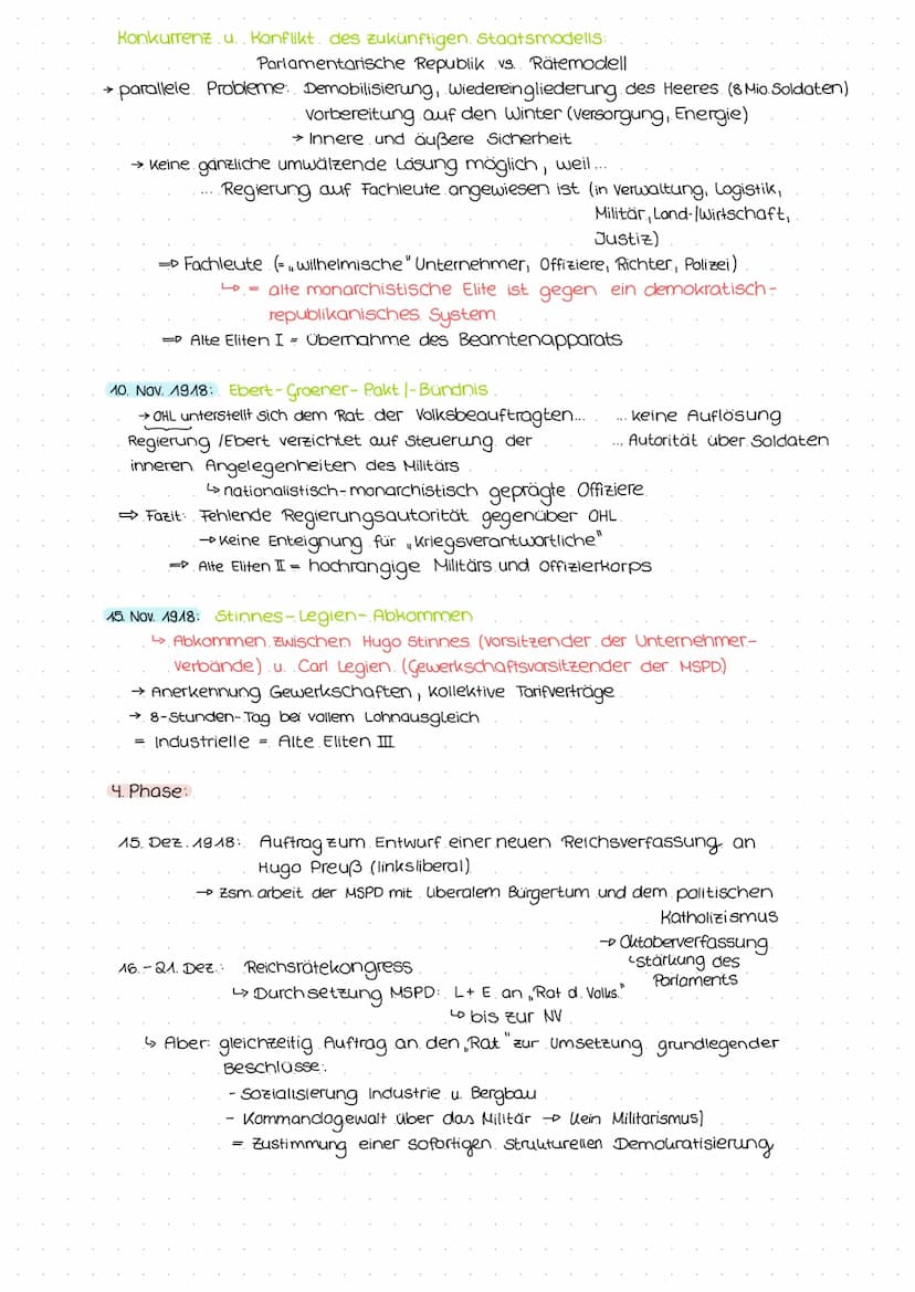 Die Entwicklungen 1918 19- revolutionär?!
1. Phase: Revolution von oben" (nach: Admiral. v. Hintze, OHLI Staatssekretär des Äußeren)
30. Sep