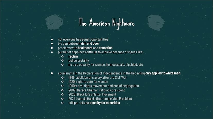 American
Dream
Johanna, Lotta, Mabel
English advanced course
31.01.2022
Mrs. Joswig From Rags to Riches
"The American Dream is a set of beli