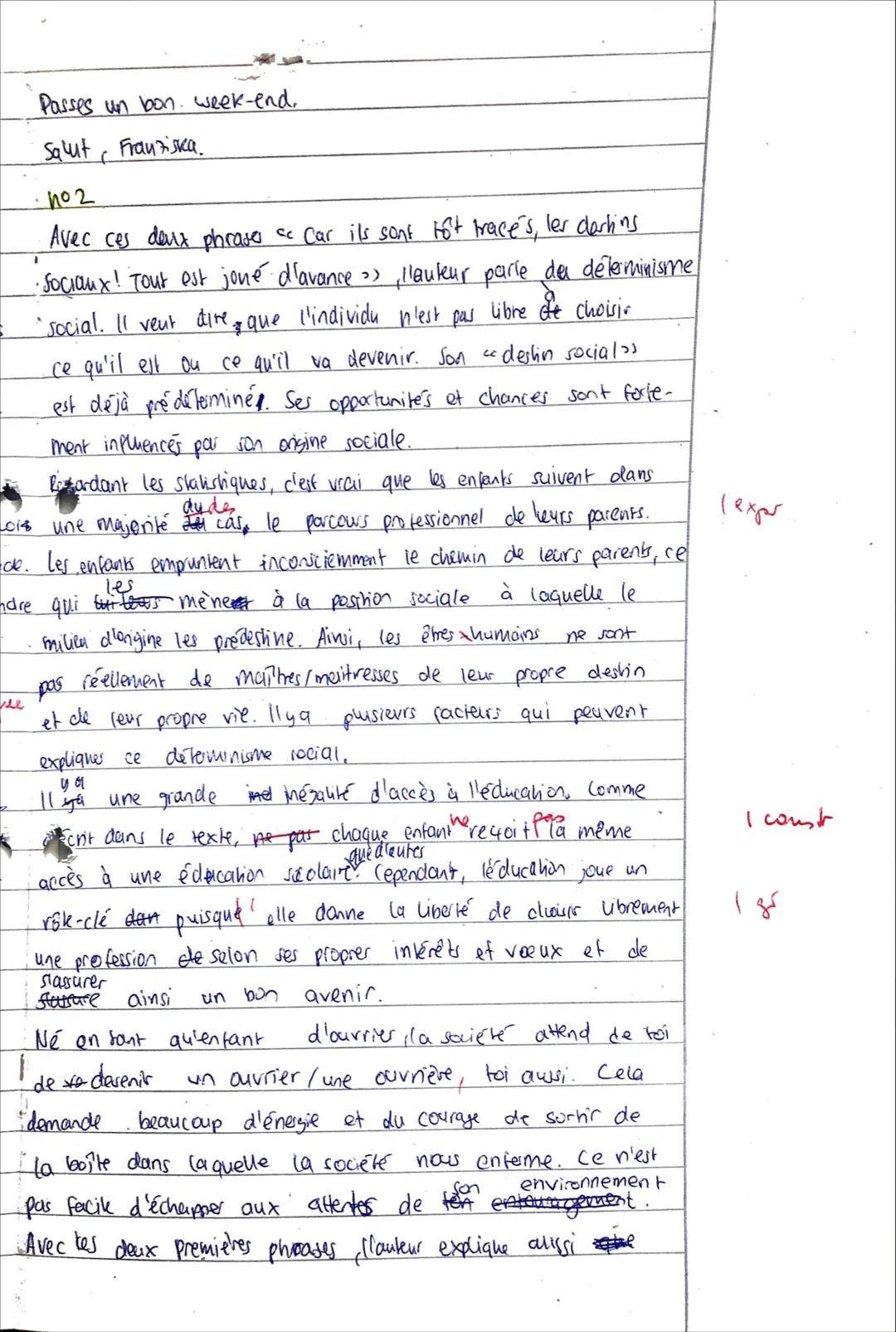 --- OCR Start ---
F LK Q1/2
Interrogation no. 2
(Edouard Louis, Qui a tué mon père)
facteur
Primaire
02.12.2024
ds
arcours
soolaze
rahuur
No