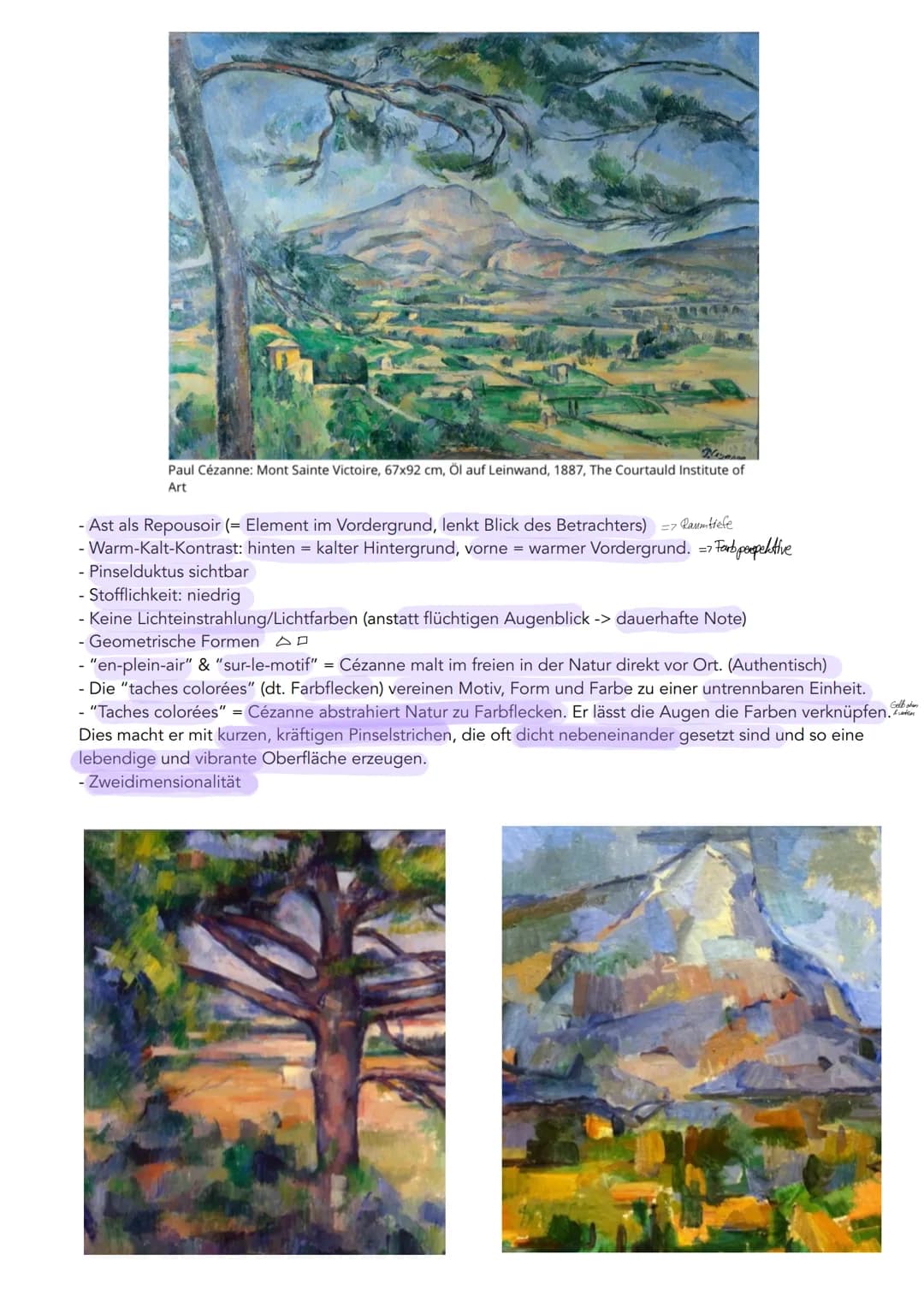- Paul Cézanne war ein französischer Maler des 19. Jahrhunderts.
- Er entzieht sich der Epochen (eig.: Impressionismus) aber -> Vorläufer/We
