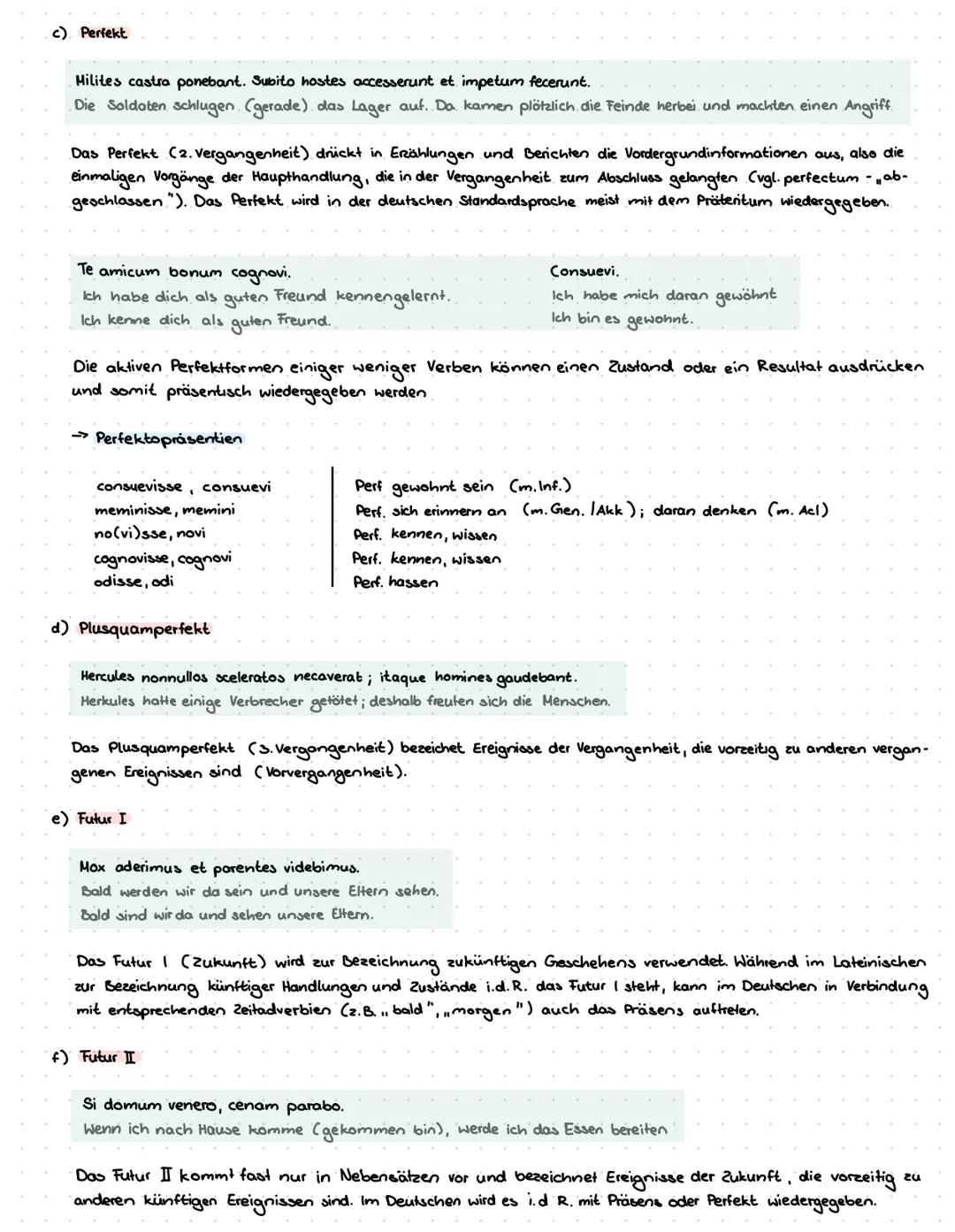 3. Die Tempora
a) Präsens
Ecce: Cives conveniunt et consulem audiunt..
Schau: Die Bürger kommen zusammen und hören den Konsul.
Consulis est 