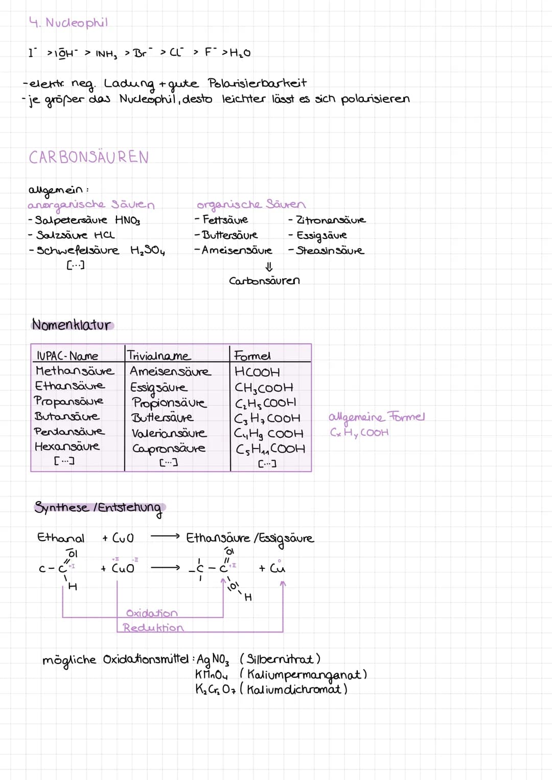 Chemie
NUCLEOPHILE SUBSTITUTION
Mechanismus
Halogenalkan + Nucleophil
CH3
H-C-Brl
I
CHз Angrifl
- ST
nucleophiler
06
+10 H
1. Substratstrukt