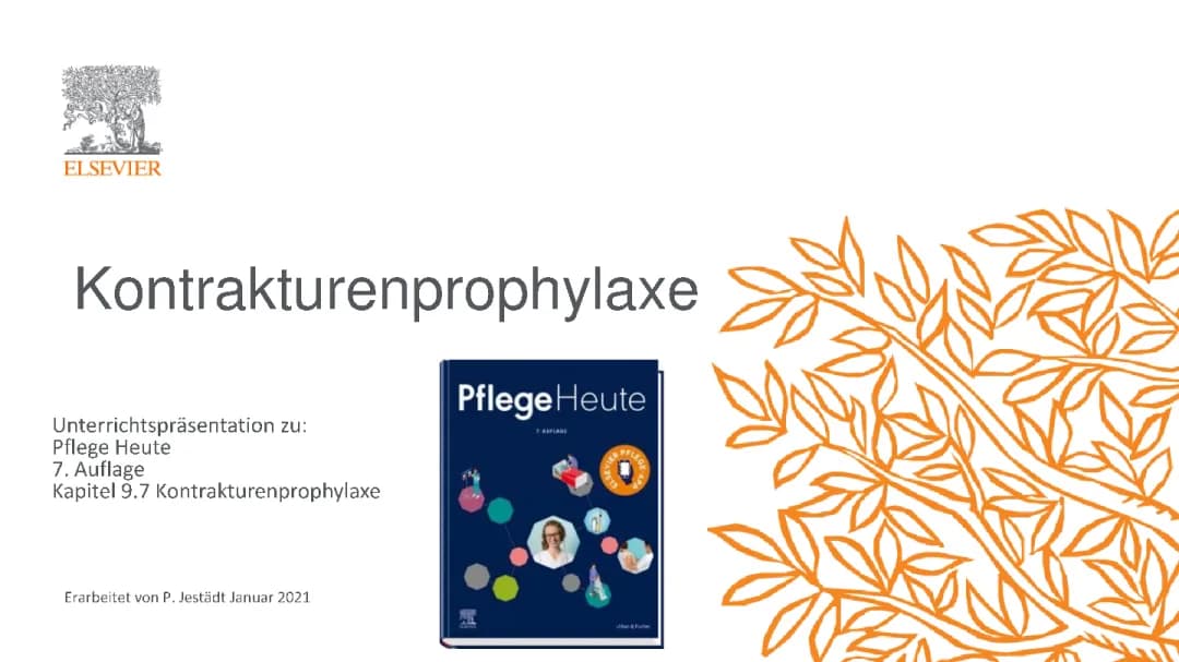 Kontrakturenprophylaxe