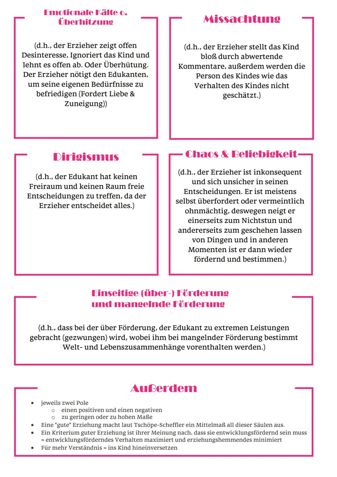 Sigrid Tschöpe Scheffler
Emotionale Wärme
(d.h., dem Kind wird genügend
körperliche und seelische Wärme
entgegengebracht, damit eine
warmher