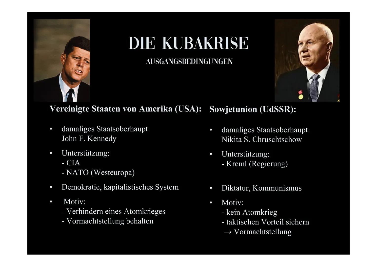 Die Kubakrise
2019/2020 Geschichte
Célia Losch
DIE KUBAKRISE
WIESO ENTKAM DIE WELT KNAPP DER KATASTROPHE?
1962 GLIEDERUNG
DER KALTE KRIEG
Wi