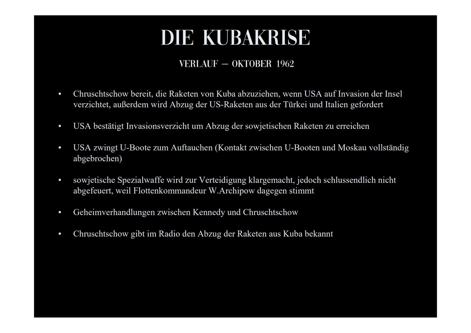 Die Kubakrise
2019/2020 Geschichte
Célia Losch
DIE KUBAKRISE
WIESO ENTKAM DIE WELT KNAPP DER KATASTROPHE?
1962 GLIEDERUNG
DER KALTE KRIEG
Wi