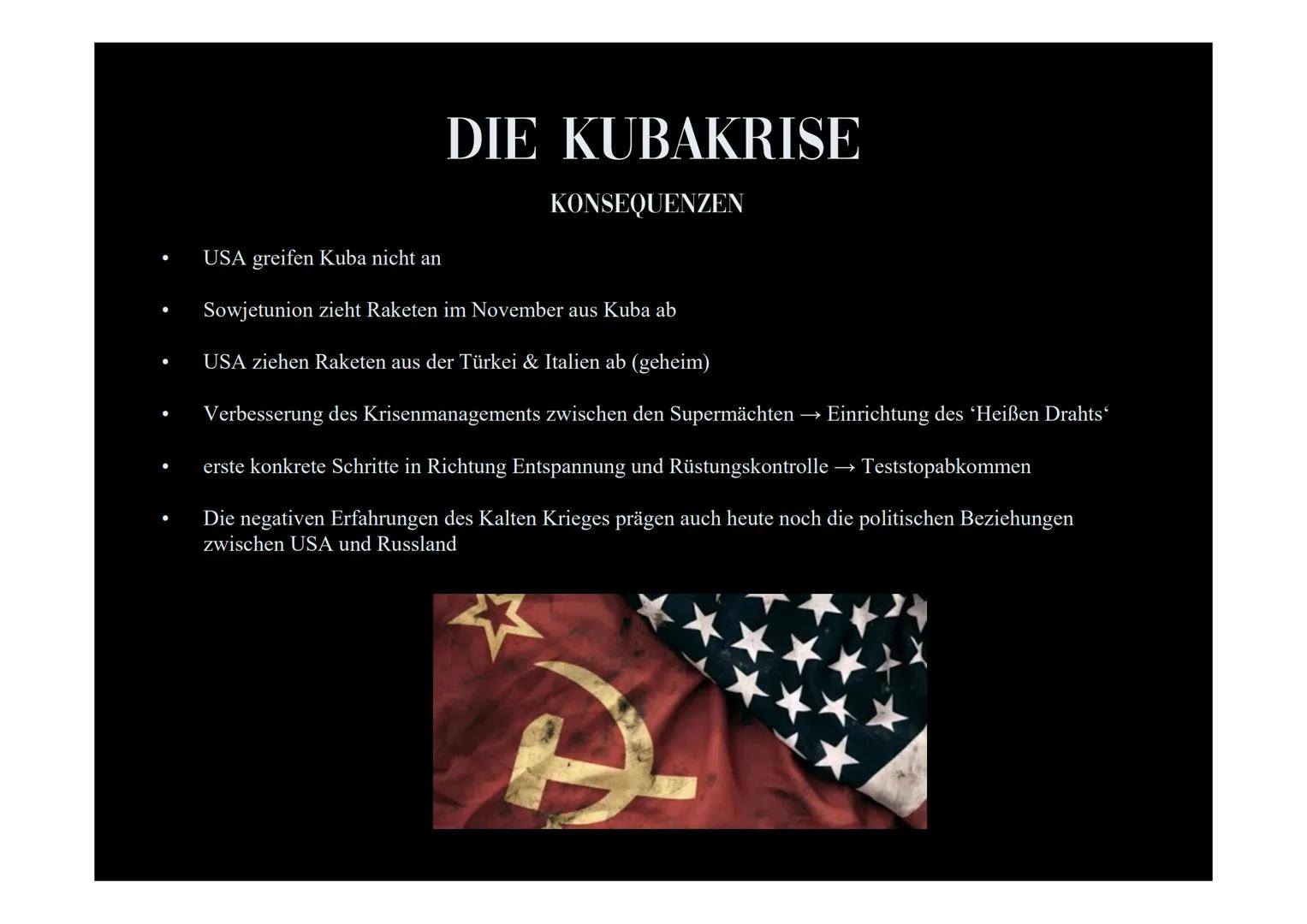 Die Kubakrise
2019/2020 Geschichte
Célia Losch
DIE KUBAKRISE
WIESO ENTKAM DIE WELT KNAPP DER KATASTROPHE?
1962 GLIEDERUNG
DER KALTE KRIEG
Wi