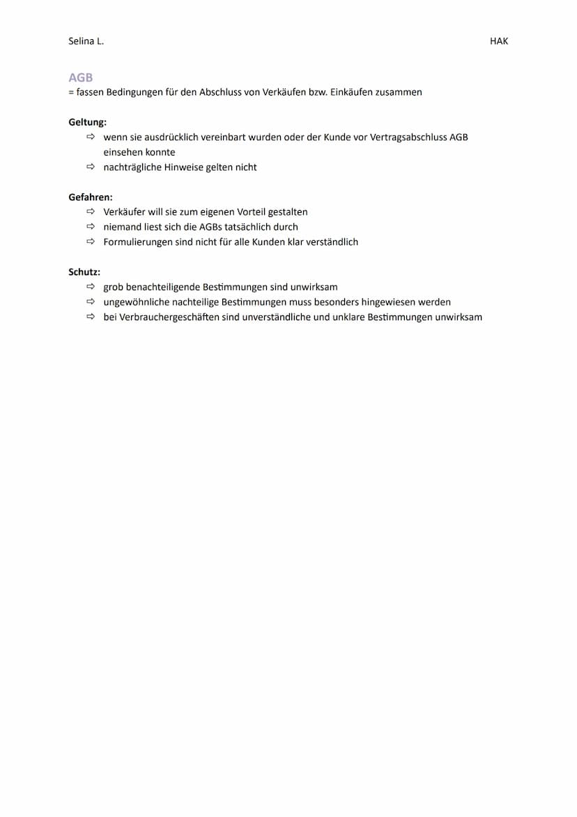 Selina L.
Lieferverzug
■
■
Folgen des Lieferverzugs:
wenn zu spät,
an falschen Ort oder
pünktlich, aber falsche Ware geliefert wurde.
bei Fi