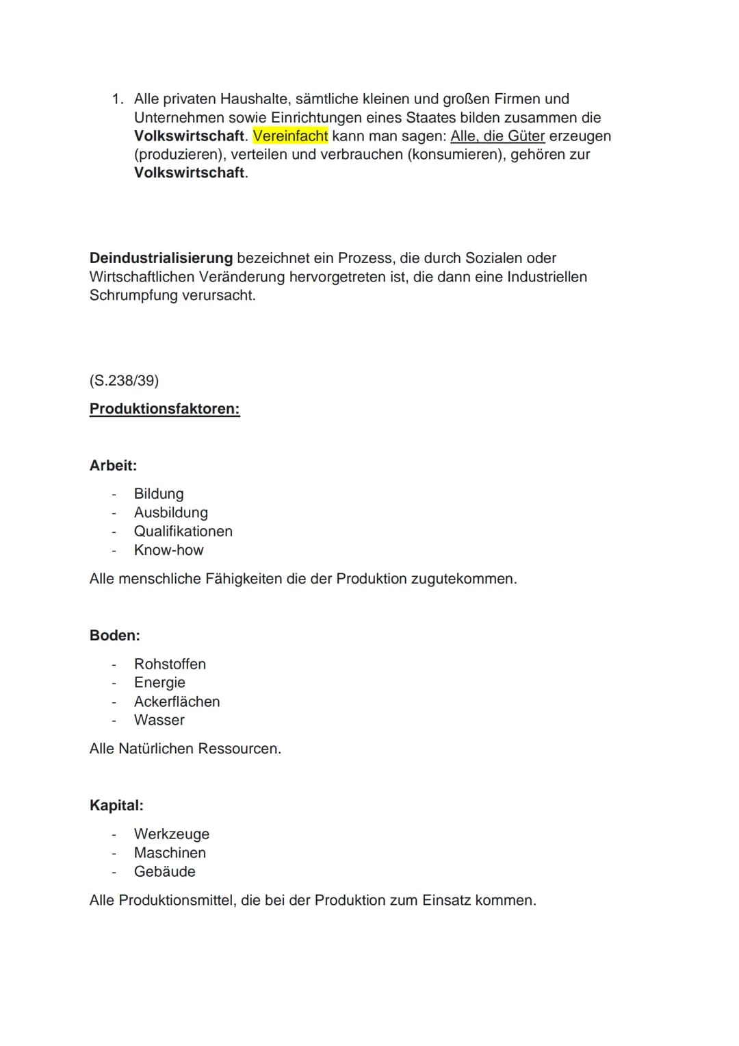 Erdkunde Klauser 12/1.1
(Kein Garantie)
Die Wirtschaft bestimmt unsere Leben. Sie deckt unseren Bedarf an Gütern und
Dienstleistungen, biete