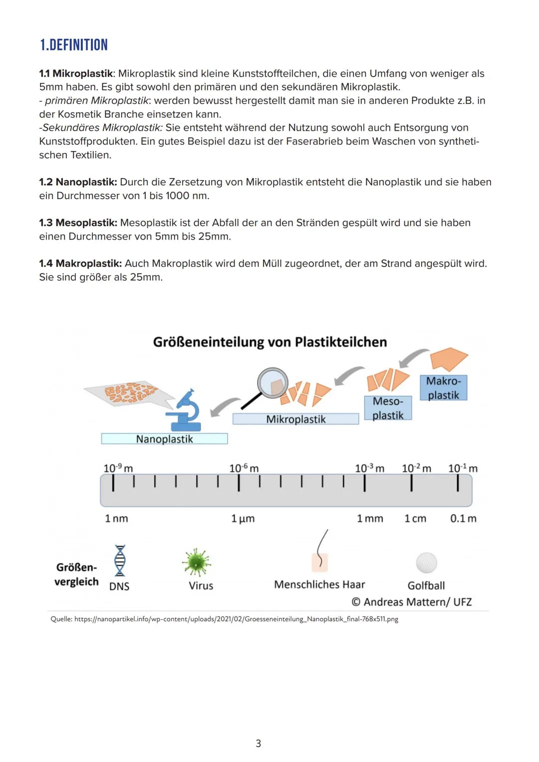 MIKROPLASTIK IM MEER
EMINE SHEVKED, BOS2T21
Chemie | 17.06.22 INHALTSVERZEICHNIS
1.Definition.........
1.1. Mikroplastik...
1.2 Nanoplastik.