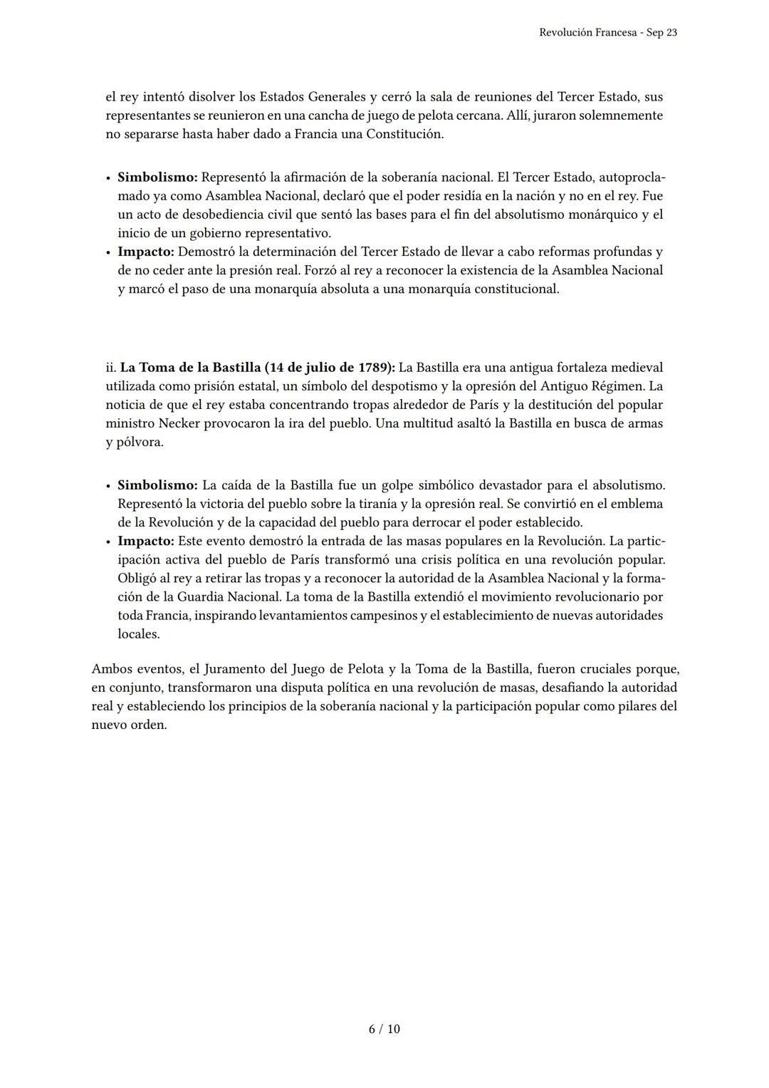 # Revolución Francesa

Generado por Knowunity - Sep 23

Descripción: Este examen cubre la Revolución Francesa, sus causas, desarrollo y cons