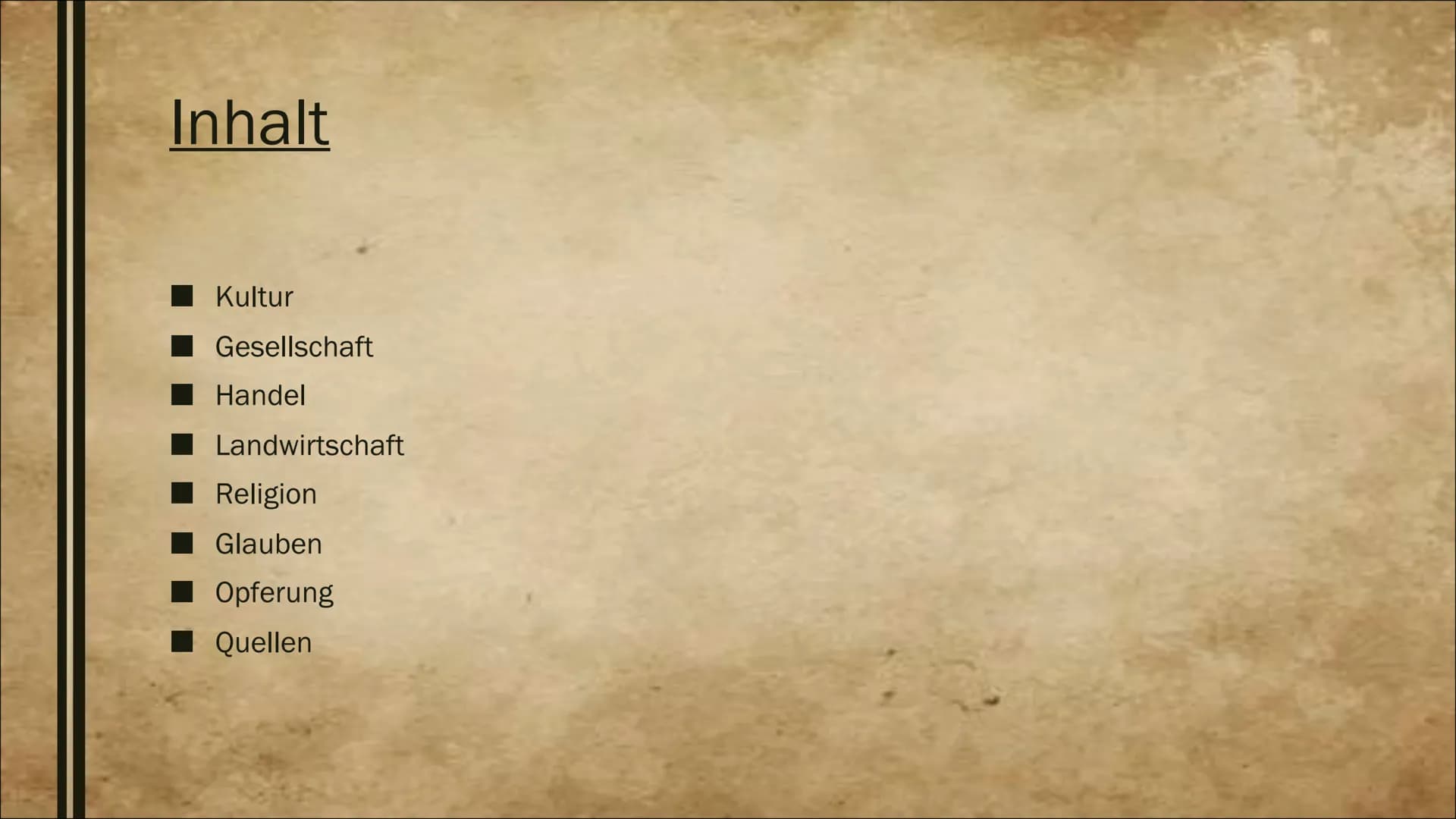 # Azteken-Geschichte und Untergang
## Geographie
* Zogen zu ihrem Herrschaftsgebiet zurück
* Reich wurde von drei Stämmen gegründet
## Aufst