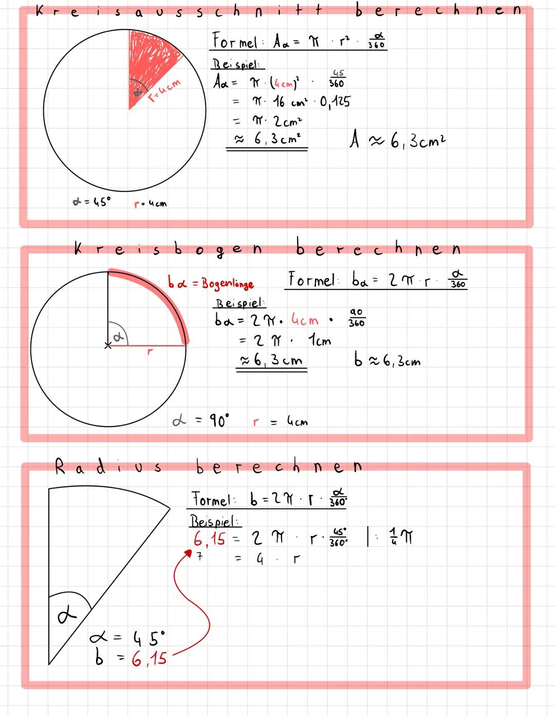 kreise
d
Durch-
messer
(d) Radius (r)
d=8cm
un d
d=8cm
FI
r = 4cm
a C
d = 2 · r
d
2
r
T= 4cm
P
=
he
:
n
h
n
1
Um rang
a
Formel: A = π. p²
Be