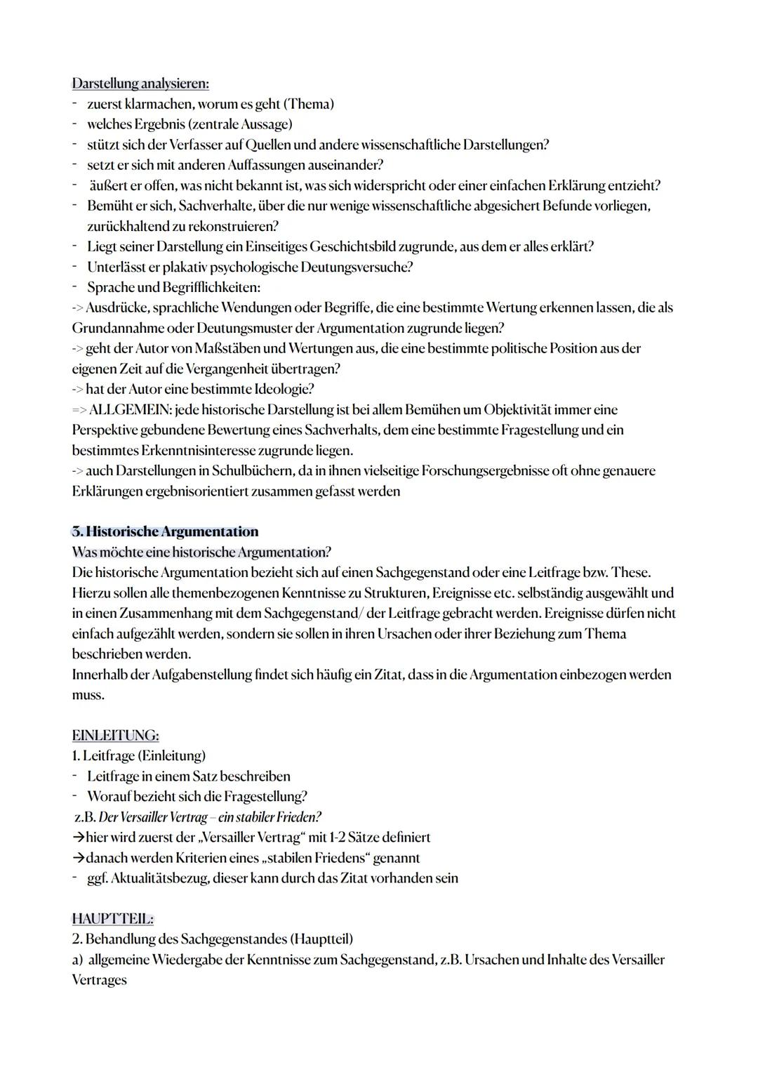 KLAUSURFORMATE
Geschichte LK Abitur 2023
1. Quellenanalyse
Einführung (Einleitung) in die Quelle:
Quellengattung (Brief, Tagebucheintrag, Re