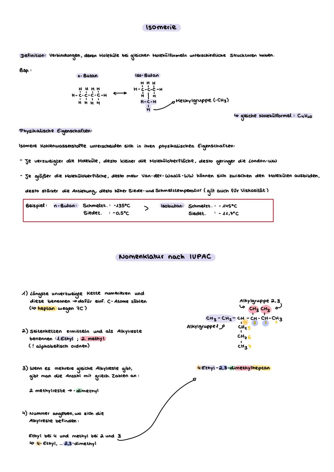 Alkane - Grundwissen - Alkane sind Kohlenwasserstoffe, bei welchen benachbarte Kohlenstoffatome durch Einfachbindungen
(Elektronenpaarbindun