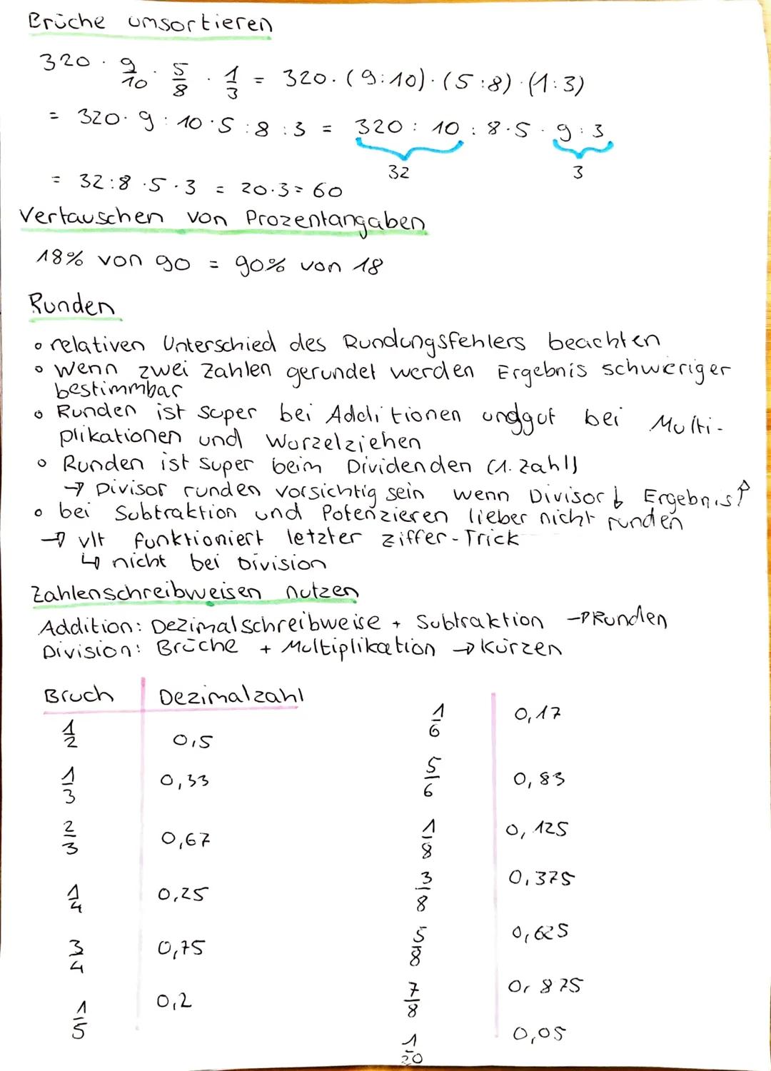 Ba - Psy
Schlussfolgerndes Denken numerisch
Einheiten miteinander verrechnen:
km/h. h = km
km
km/h
km/h = h
km
Operationen Trick:
h
P = P
G