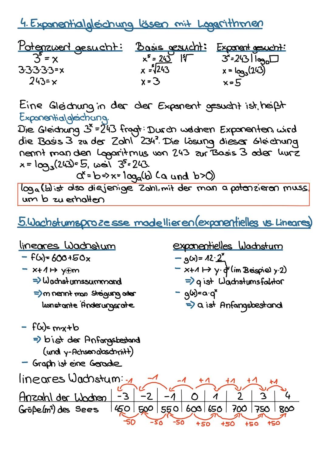 # Exponentielles Wachstum
Inhalt:
1. Exponentielles Wachstum
2. Exponential Funktion
3. Veränderungen am Graphen der Exponentialfunktion
4.
