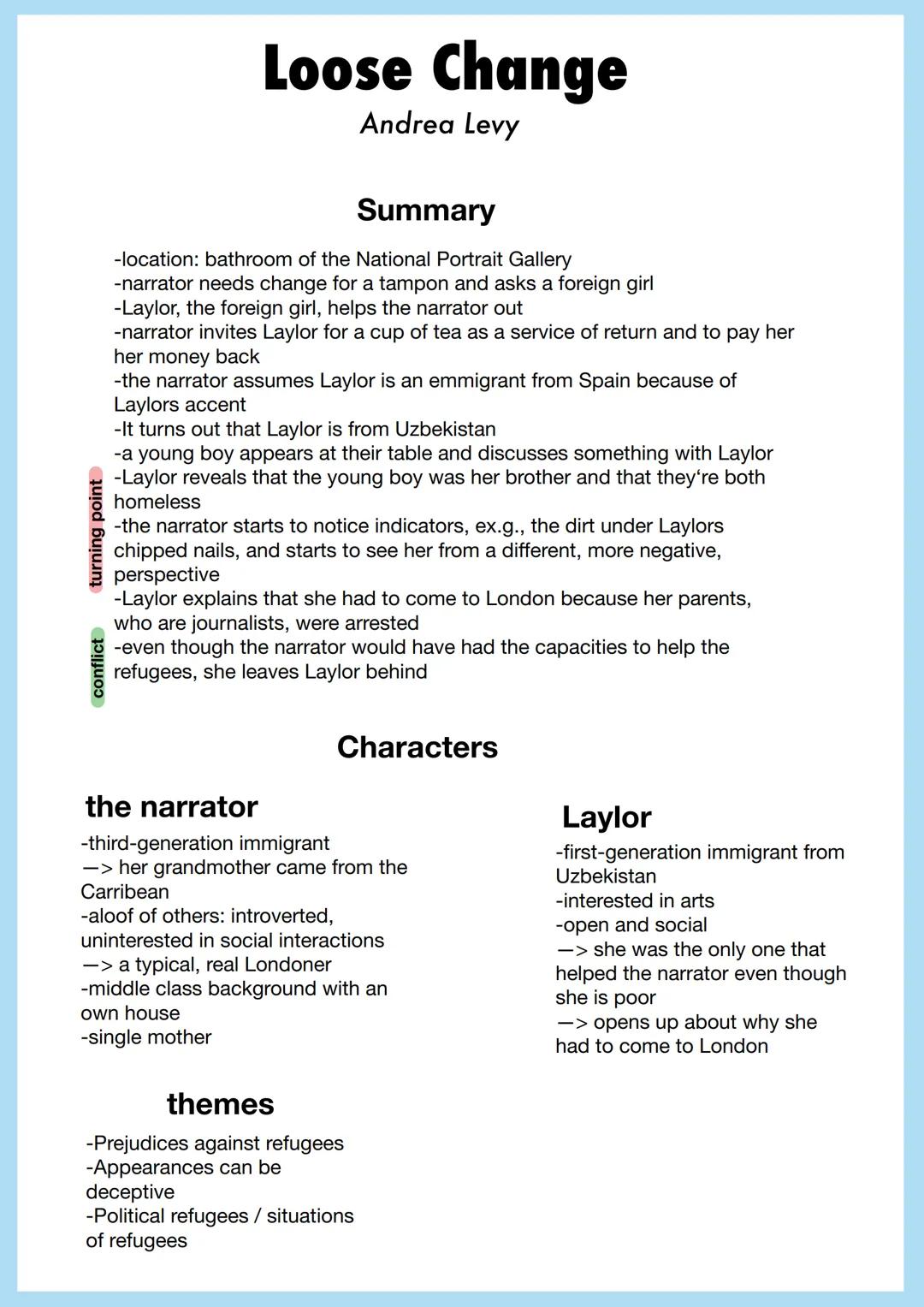 short stories english abitur 2025