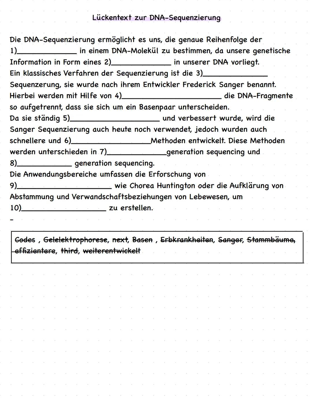 Sequenzierung - GFS
,Sequenzierung" kann mehrere biomechanische Analysemethoden bezeichnen:
11
> DNA-Sequenzierung
> RNA-Sequenzierung
> Pro
