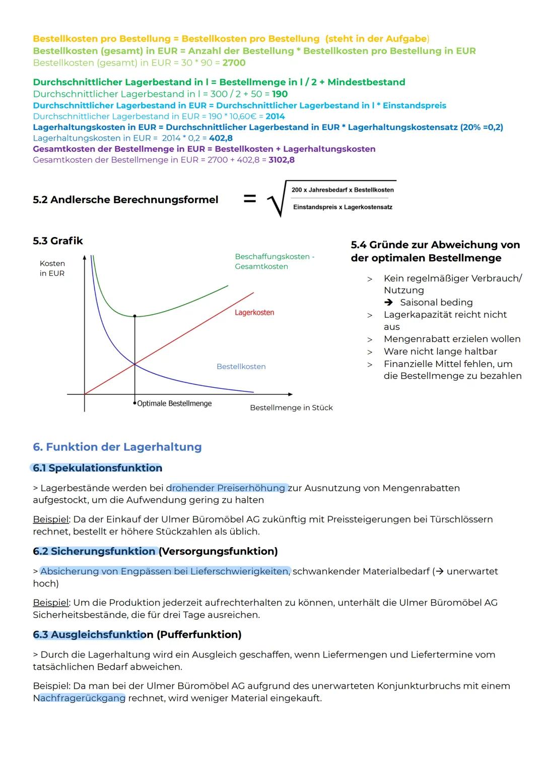 Ka 2: beschaffung und lagerhaltung
1.
Bereitstellungsprinzipien
Einzelbeschaffung (auftragsbezogene Beschaffung)
Just-in-time-Beschaffung/Ju