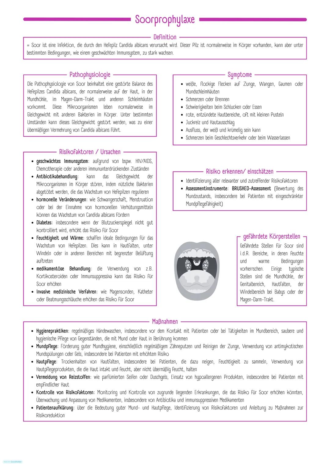 # Dekubitusprophylaxe
Definition
= örtlich begrenzte Schädigung der Haut / des Gewebes, die durch zu lange/starke Druck- oder Scherkräfte