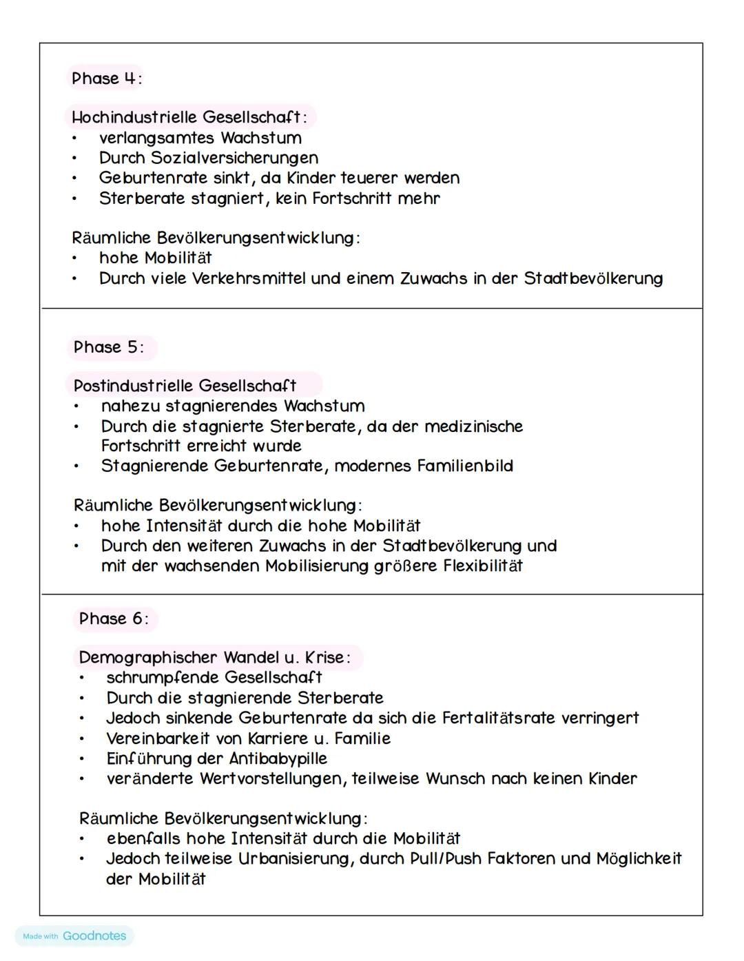 Faktoren für Bevölkerungswachstum:
Für die Geburtenhäufigkeit:
sinkende Fertalität
Guter Medizinischer Standard
●
.
.
●
●
FAKTOREN Bevolkeru
